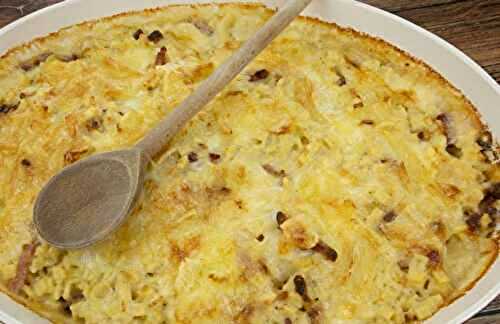 Gratin de Crozets au Beaufort