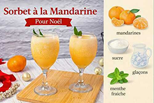 Sorbet à la Mandarine Spécial Noël