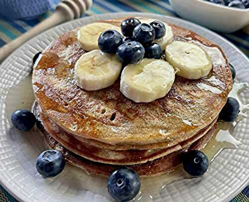 Pancakes Banane & Myrtilles