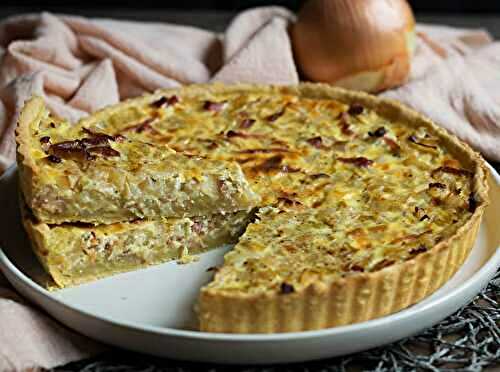 Quiche Oignons et Lardons Fondante et Gourmande
