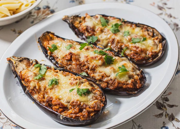 Aubergines Farcies au Thon