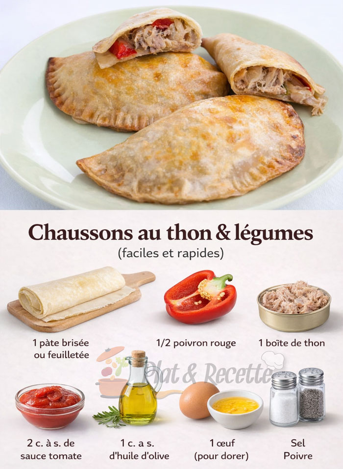 Chaussons au Thon et Légumes