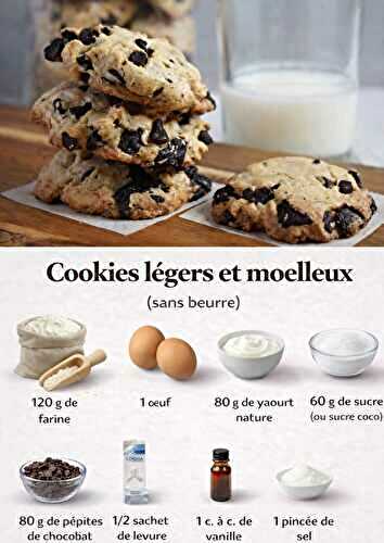 Cookies Légers et Moelleux