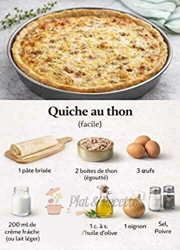 Quiche au Thon Facile