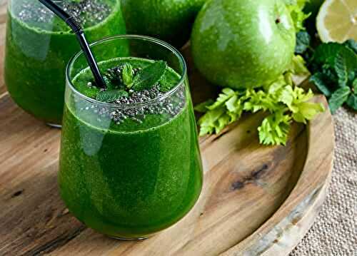 Smoothie Vert Detox (Petit-Déjeuner)