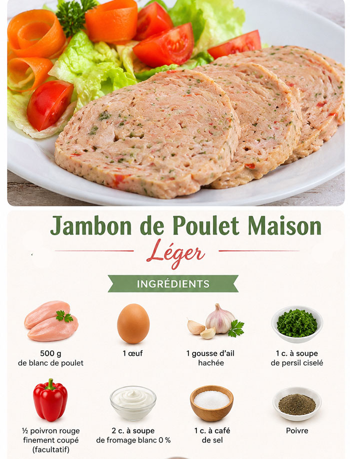 Jambon de Poulet Maison Léger