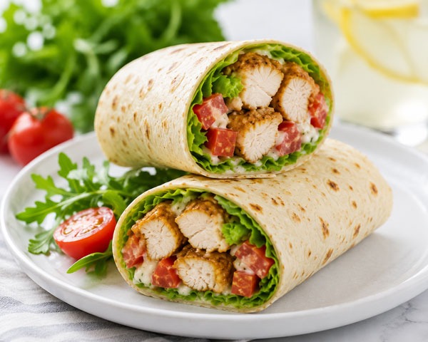 Wrap Poulet Croustillant Air Fryer
