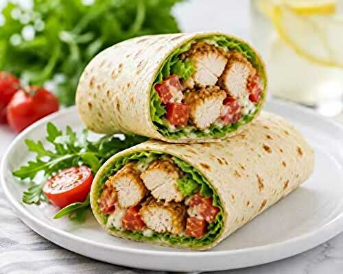 Wrap Poulet Croustillant Air Fryer
