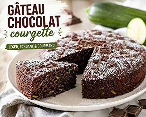 Gâteau Léger au Chocolat et à la Courgette