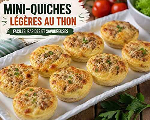 Mini-Quiches Légères au Thon