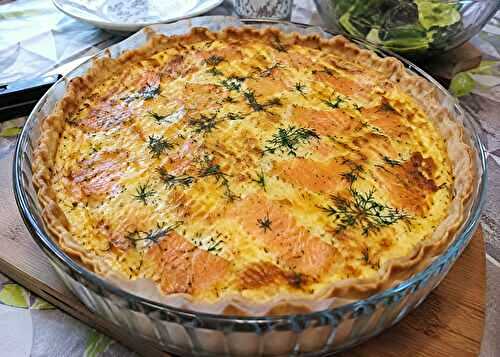 Quiche Légère au Saumon Fumé