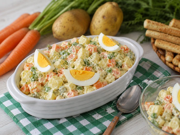 Salade russe d’été légère