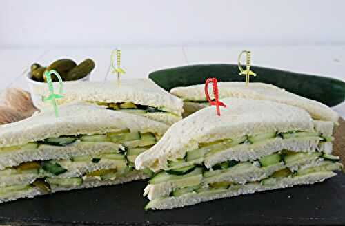 Sandwichs Frais au Concombre