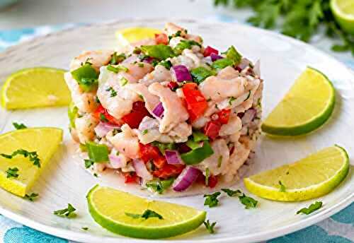 Ceviche Léger de Poisson Blanc au Citron Vert