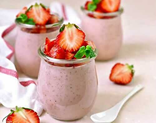 Mousse Légère à la Fraise au Fromage Blanc