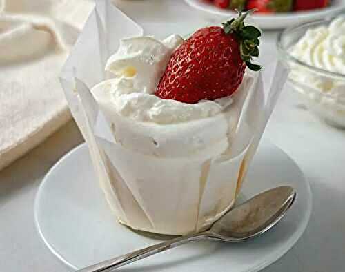 Muffins Pavlova Légers aux Fraises