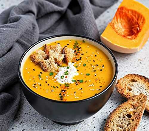 Soupe Légère de Citrouille Facile et Crémeuse