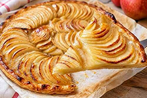 Tarte Fine aux Pommes Légère et Croustillante
