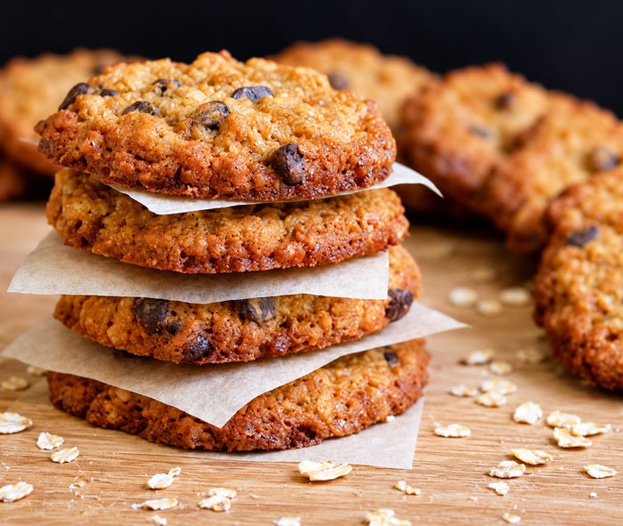 Cookies Légers aux Flocons d’Avoine et Chocolat