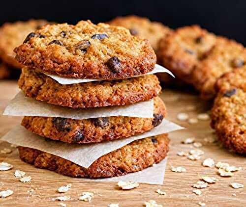 Cookies Légers aux Flocons d’Avoine et Chocolat