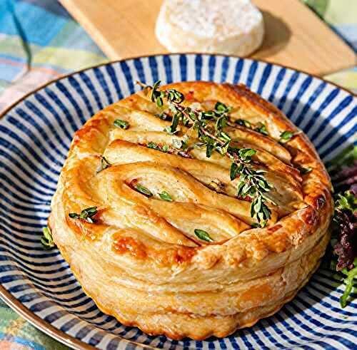 Feuilleté au Chèvre et aux Pommes Facile et Croustillant