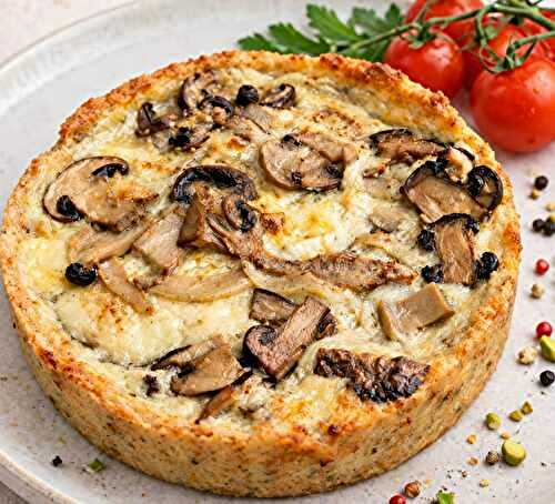 Flan Léger aux Champignons Facile et Fondant