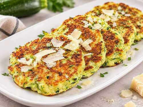 Galettes Légères de Courgette et Parmesan
