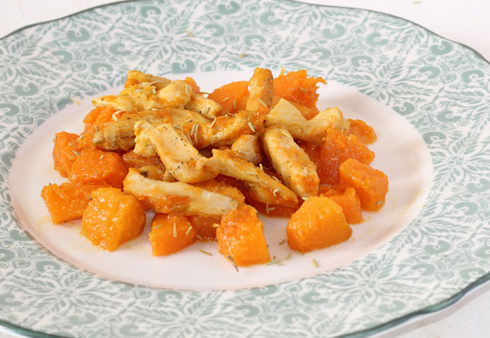 Poêlée Légère de Poulet et Butternut