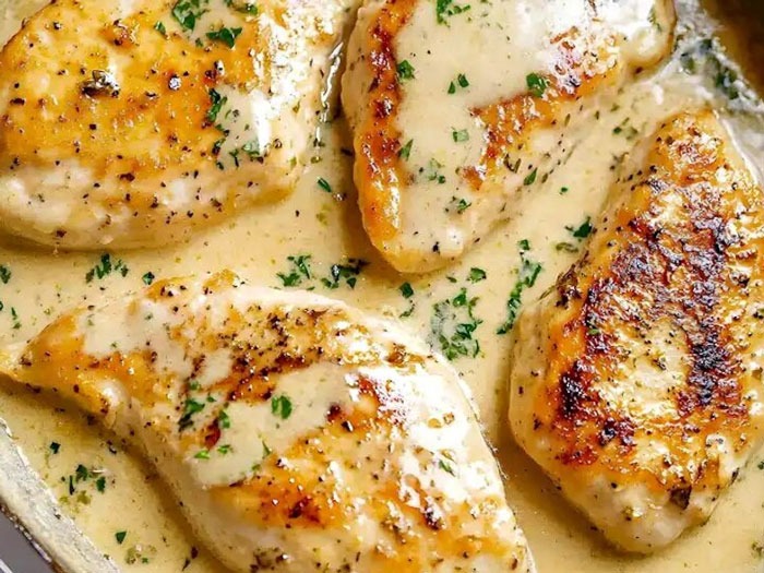Poulet Léger à l’Estragon et à la Moutarde