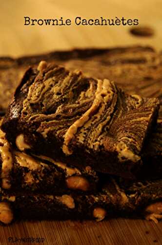 Brownie au beurre de cacahuètes