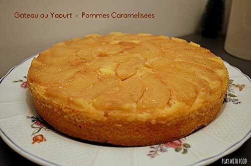 Gâteau au yaourt et pommes caramélisées - Bilan de la Battle Food #58