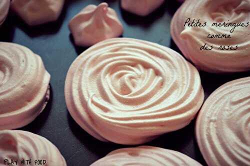 Meringues comme des Roses