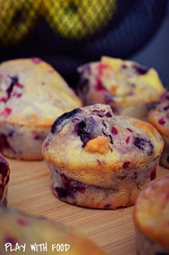 Muffins Pomme - Fruits Rouges