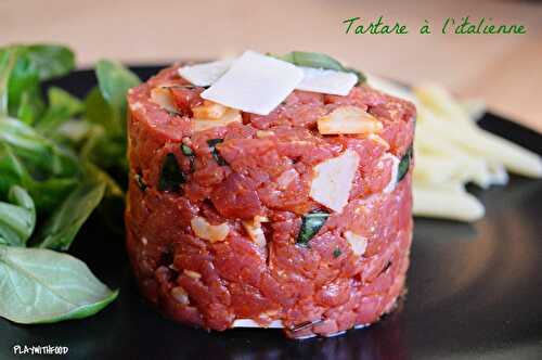 Tartare de bœuf à l'italienne