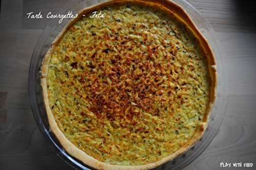 Tarte Courgettes Rappées - Feta