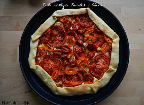 Tarte Rustique Tomates - Chèvre