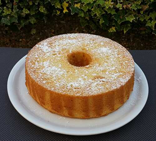 Chiffon cake à la vanille