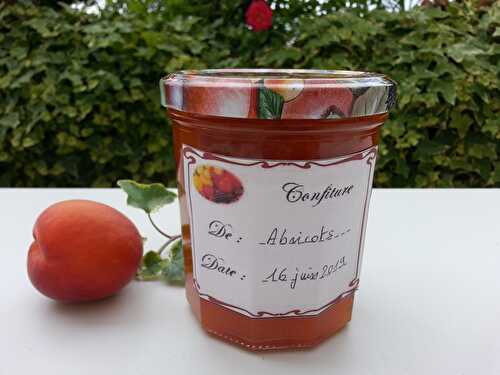 Confiture d'abricots au thermomix ou robot cuiseur