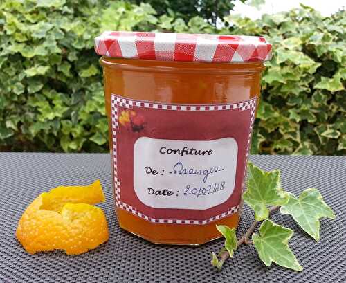 Confiture d'oranges au thermomix