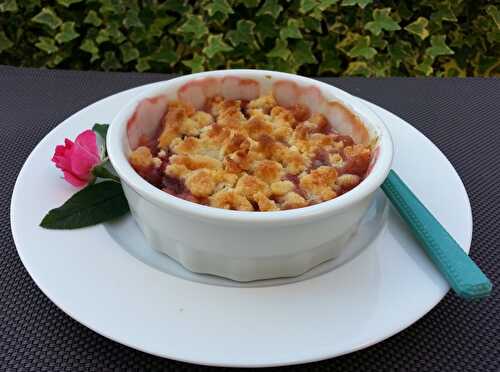 Crumble aux quetsches