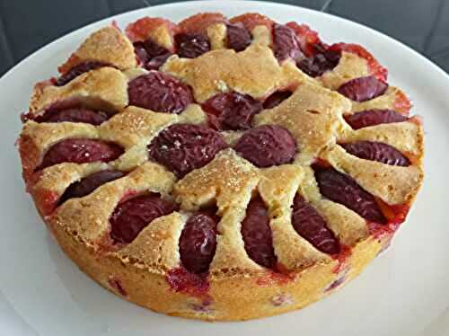 Gâteau moelleux aux prunes