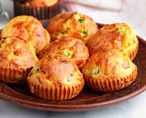 Muffins pommes de terre et fromage - la recette facile.