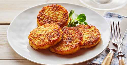 Pancakes salés de pommes de terre - pour accompagner vos plats.