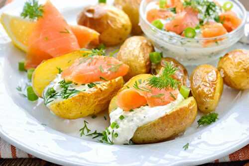 Pommes de terre farcies à la crème - un délicieux plat au four.