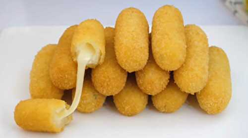 Croquettes de pommes de terre au fromage fondant