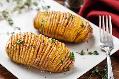 Hasselback potatoes : un vrai délice de pomme de terre au four