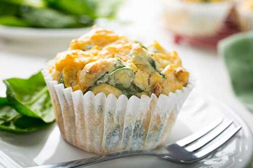 Muffins aux pommes de terre et épinards