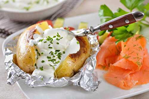 Pomme de terre au barbecue, une meilleure cuisson avec du papier aluminium