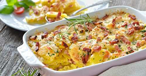 Gratin de pommes de terre au bacon