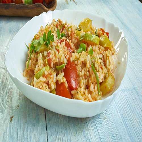 Risotto tomate courgette : un délicieux plat pour votre dîner.